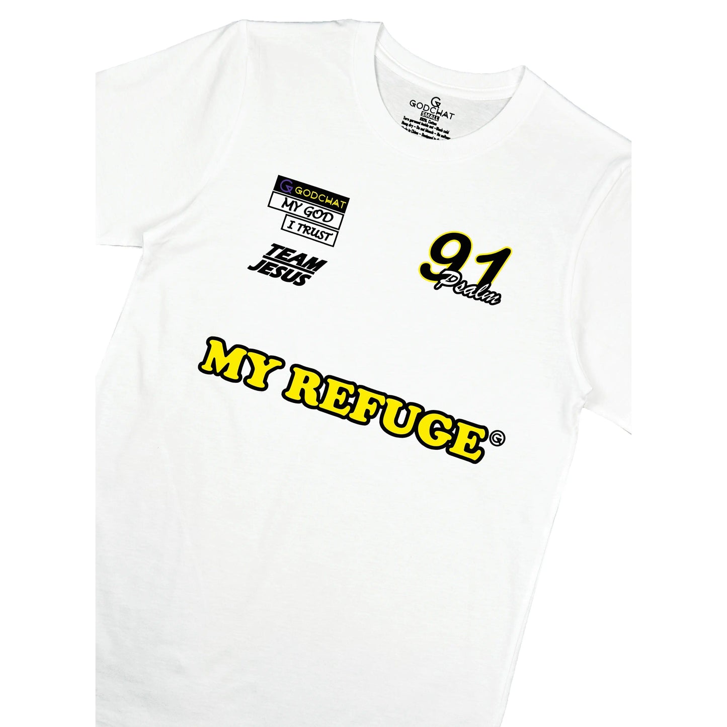MY REFUGE PSALMS 91 (WHITE) GODCHAT