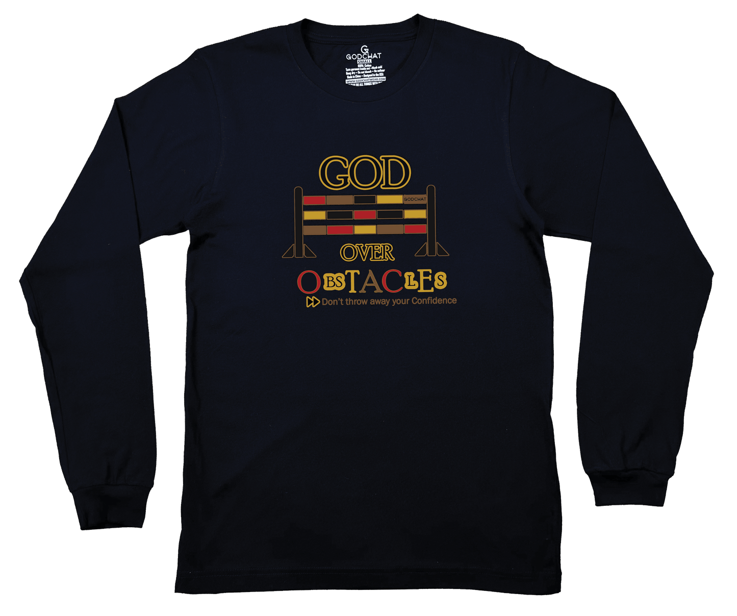GOD OVER OBSTACLES T-SHIRT!