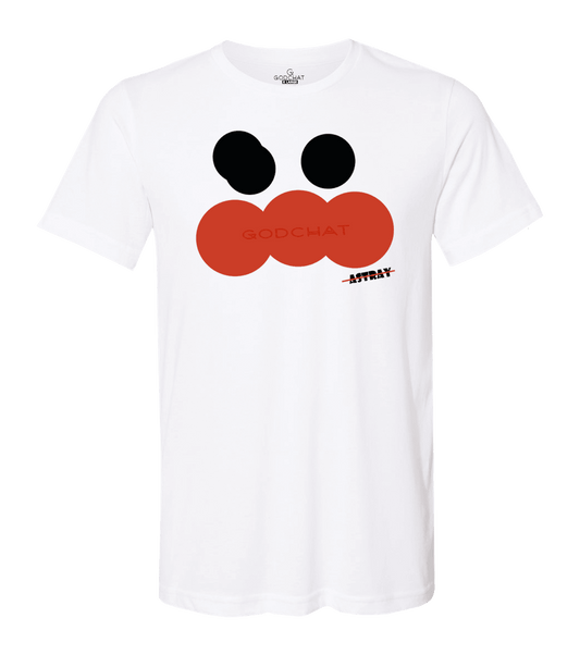 Front of NEVER LED ASTRAY short sleeved T-SHIRT