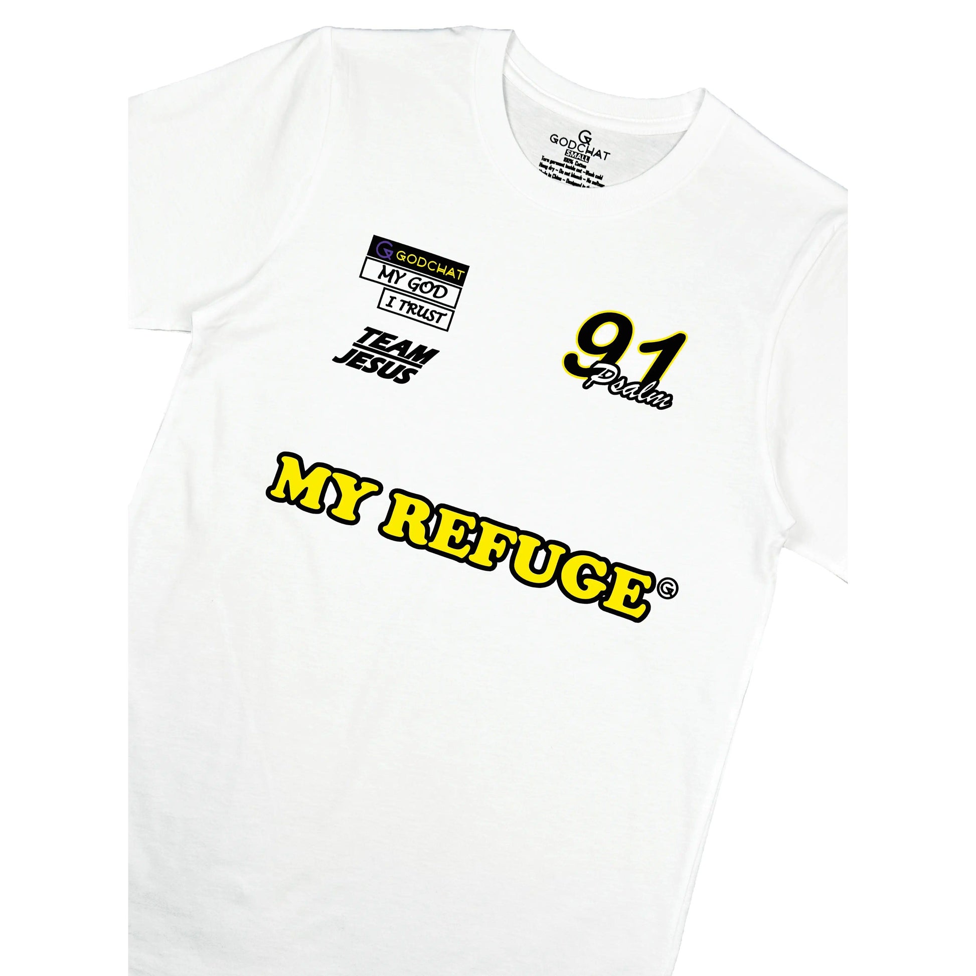 MY REFUGE PSALMS 91 (WHITE) GODCHAT